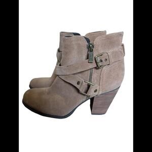 GUESS Suede Ankle Booties Women's Size 9.5